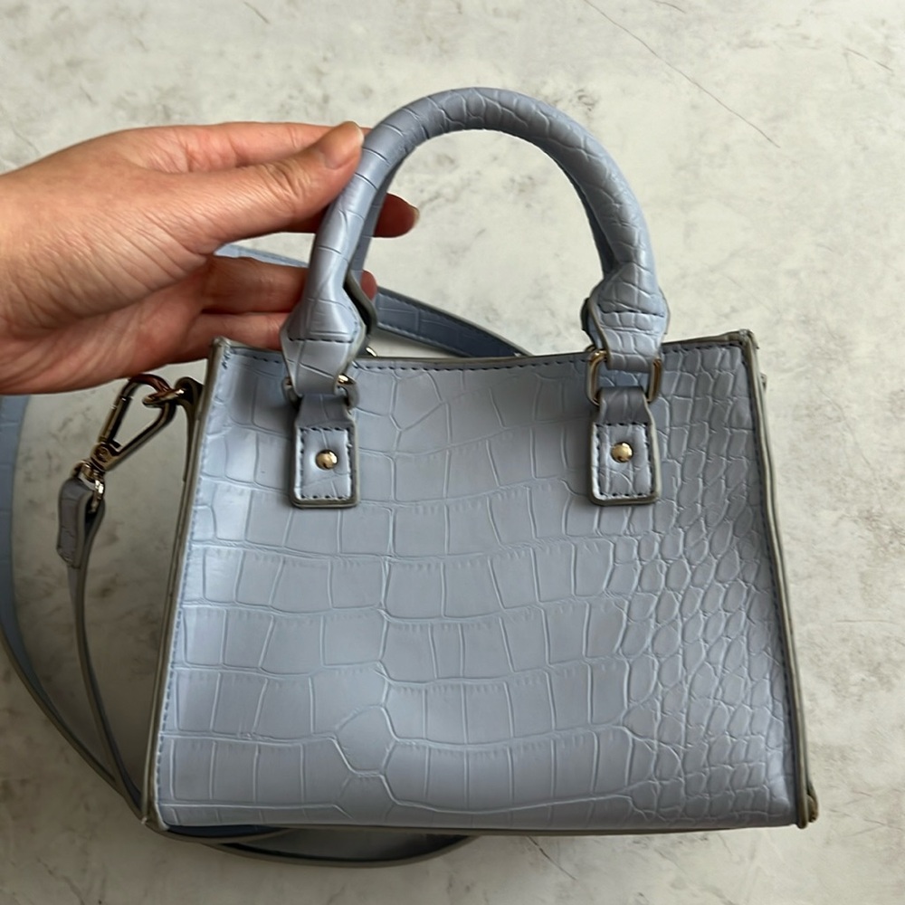 Wild Fable Periwinkle Croc Mini Bag with Crossbody Strap